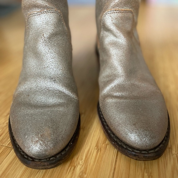 Fiorentini + Baker Italian-made champagne/rose gold ankle boots, size 36! - Picture 10 of 10